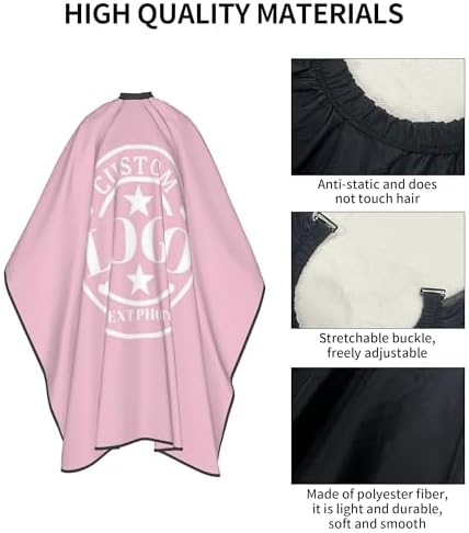 Custom Barber Cape Customized Haircut Capes Logo Text Photo Salon Hairdressing Apron for Home and Barbershop - Image 6