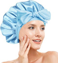 Silk Bonnet for Women,Adjustable Double Layer Sleep Cap by Doitory