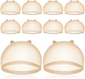 IKOCO HD Wig Cap, 8Pcs Transparent Wig Cap for Women Thin, Light Brown by Shineforyourbeauty