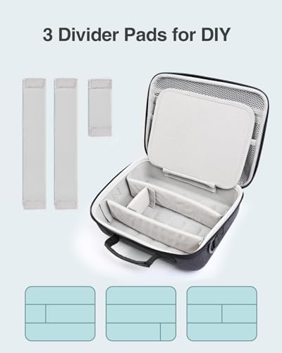 Luxtude Hair Clipper Case Travel, Hard Barber Bags for Clippers and Supplies - Image 5