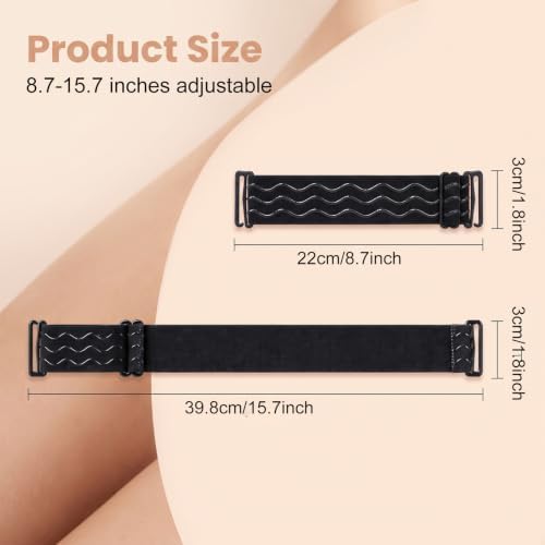 6pcs Adjustable Wig Strap to Secure Black Elastic Bands - Image 2