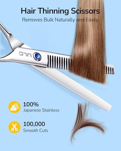 ULG Kids Hair Cutting Scissors, 6.5" Round‑Tip Safety for Toddlers & Adults - Image 6
