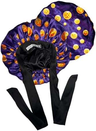 Men’s Non Slip Satin Bonnet – Silk Sleep Cap for Curly Hair, Locs, Braids & Waves with Adjustable Tie Band by Unknown