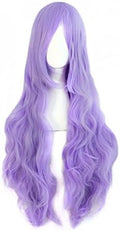 MapofBeauty 32 Inch/80 cm Fashion Long Curly Cosplay Wig (Light Purple) by MapofBeauty