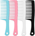 4PCS Wide Tooth Comb, Large Hair Detangling Comb for Curly, Wet, Long Hair by MODENGKONGJIAN