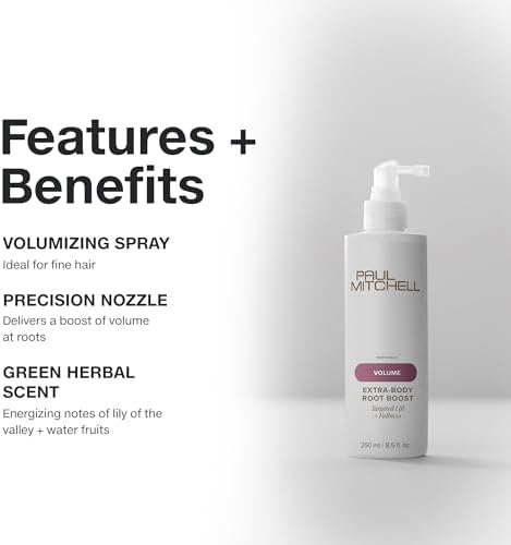 Paul Mitchell Extra-Body Root Boost Volumizing Spray, Targeted Lift, Adds Fullness, For Fine Hair - Image 3