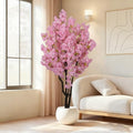 5.9ft Tall Pink Artificial Cherry Blossom Tree by Celestdeco