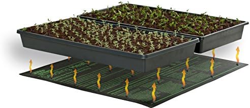 Hydrofarm Jump Start MT10008,45 Watt UL Certified Seedling Seedling & Germination Heat Mat, 20"x20", Black - Image 6