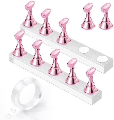Makartt Nail Stand for Press-On: Magnetic Nail Holder for Nail Art Painting by Makartt