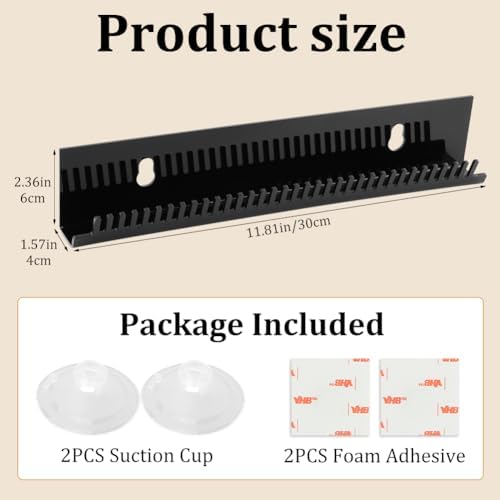 Hair Extension Holder, Weft Holder Braiding Hair Rack w/2 Suction Cups - Image 2