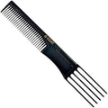 Kent SPC84 Hair Pick Comb for Curly, and Thick Hair – Professional Antistatic Heat-Resistant Prong Fork for Volume and Lift – Barber Teasing Comb for Natural Styling and Maintenance by KENT