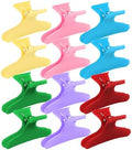 Ondder 12 Pack Butterfly Hair Clips for Styling Sectioning Pro Salon Butterfly Plastic Claw Clips Hair Styling Clip Barber Clips for Cutting, Coloring Hair, Hair Accessories for Women Girls by Ondder