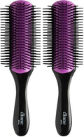 Diane Nylon Pin Styling Hair Brush for Detangling, Separating, Shaping and Defining Wet Thick or Curly Hair, Glides Through Tangles with Ease (Pack of 2) by Diane