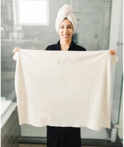 ROLSHOL 2-Pack Large Microfiber Hair Towel Wraps for Women, 27 × 39 in - Image 5