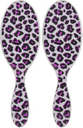 Wet Brush Original Detangler Brush - Pink Leopard, Safari - All Hair Types - Ultra-Soft Bristles Glide Through Tangles with Ease - Pain-Free Comb for Men, Women, Boys & Girls (Pack of 2) by WetBrush
