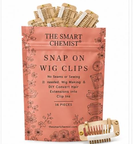 Snap On Wig Clips 16 pieces Blonde by TheSmartChemist
