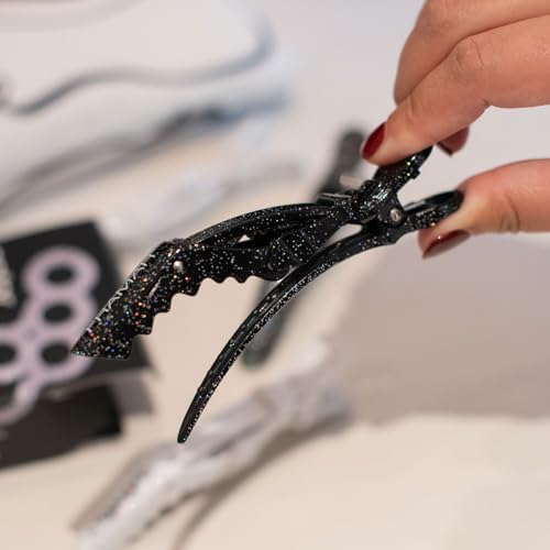 FRAMAR Glitter Hair Clip Set, Alligator Clips For Hair Styling – 4 Pack - Image 4