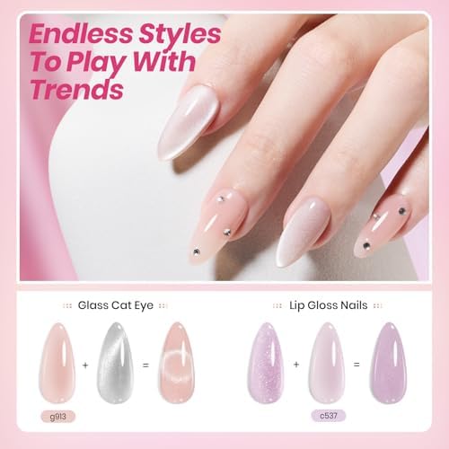 Beetles Soft Tint Nude Gel Nail Polish Set, 20 Colors Jelly Gel Polish Kit - Image 5
