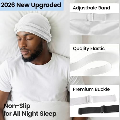 Ababalaya Upgraded Satin Lined Halo Turban Wave Cap - Image 2