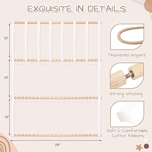 POVETIRE Headband Holder Bows Organizer for Girls Large Storage Capacity - Image 3