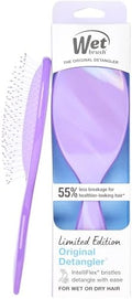 Wet Brush Original Detangler Hair Brush, Soft, Flexible Bristles Gently Detangle All Hair Types, Works on Wet or Dry Strands, Ergonomic Handle, Reduces Breakage, Limited Edition, Prismatic Glow Purple by WetBrush