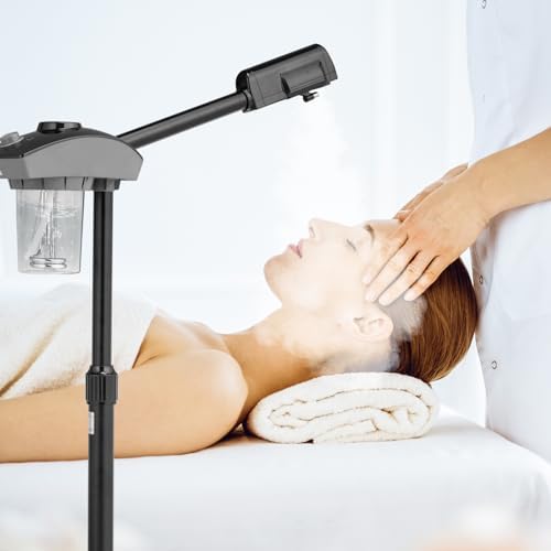 Facial Steamer,Aromatherapy Humidifier Face Spa Mist Steam,Black - Image 3