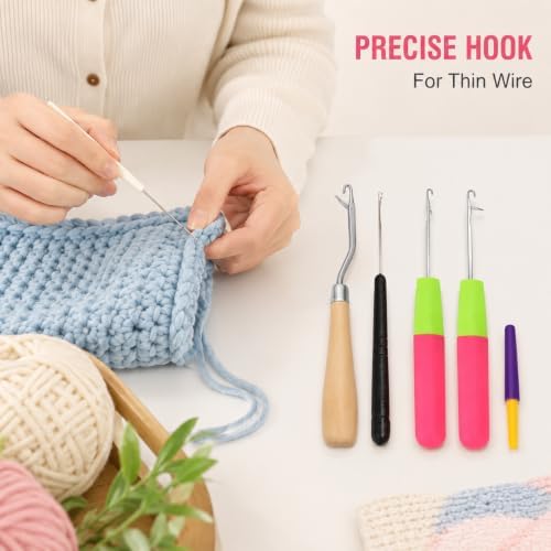 Crochet Hooks Set of 6, Multiple Hook Styles - Image 2