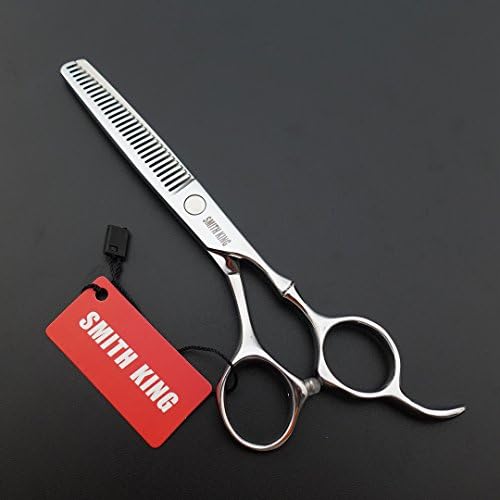 6.0 Inches Professional hair cutting thinning scissors set with razor (Silver) - Image 7