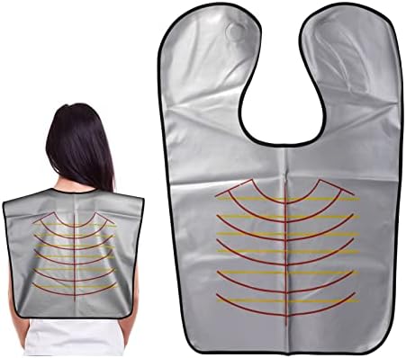Professional Salon Cape Waterproof Hair Styling Hair Cutting Collar Stylist Magnetic Cover Hairdressing Shampoo Hair Dye Shawl Barber Shop Essentials (White) by Unknown