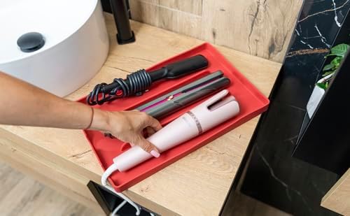 Hot Tools Organizer | Heat-Resistant Mat for Styling Tools up to 428°F | Drawer Organizer | 14.75" x 9.5" x 1" - Image 3