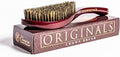 Original Curved 360 Wave Brush, MED-SOFT 100% Boar Bristle, Royal Burgundy by CrownQualityProducts