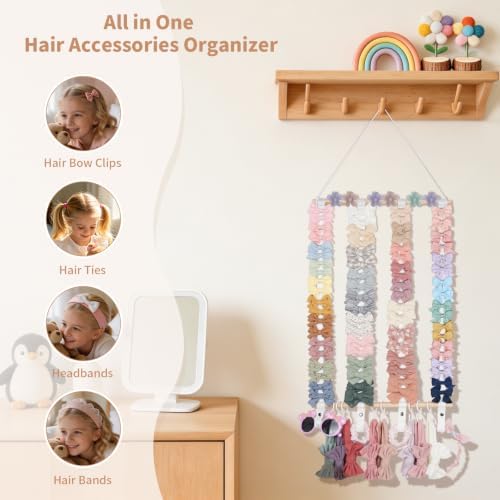 Beige Headband Holder, Hair Accessories Organizer, Munzong Bows Organizer - Image 2