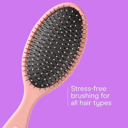 Conair Hair Brush Set, Detangling, Beige, Navy, Coral, 3 Count Full Size (Pack of 8) - Image 5