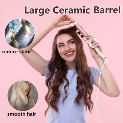 WEEYUM 2 Inch Curling Iron, Large Barrel Curling Iron/Wand, Dual Voltage - Image 4