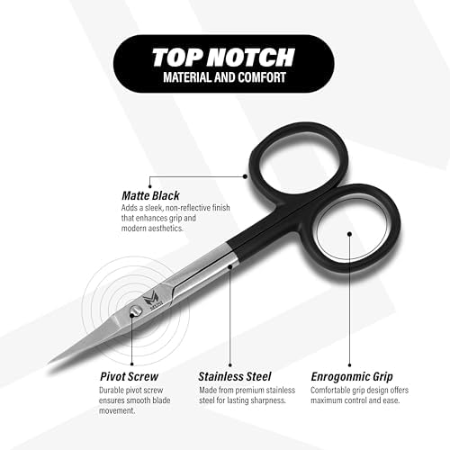MUSI 5 PCS Tweezers for Women Facial Hair, with Eyebrow Scissors Set - Image 2