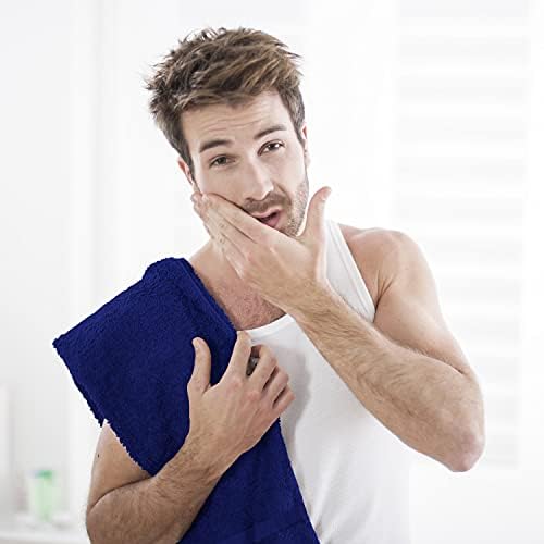 Utopia Towels Salon Towels, Pack of 24, 16x27 in, 100% Cotton, Royal Blue - Image 5