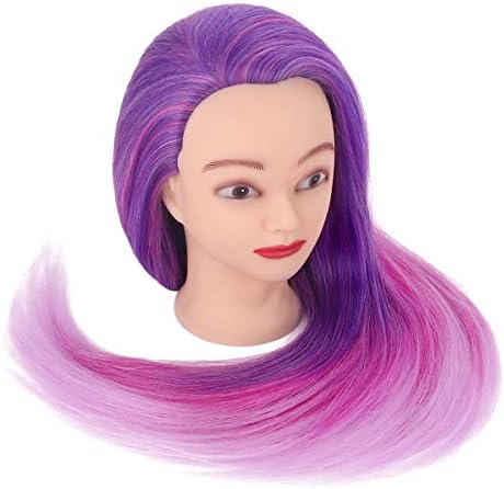 Mannequin Head with Hair, TopDirect 29" Hair Manikin Training Head Hairs Practice Cosmetology Hairs Doll Styling Hairdressing Braiding Heads with Clamp Holder and Tool Kit - Image 5