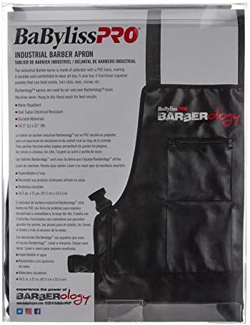 BabylissPRO Barberology Apron - Black - Image 3