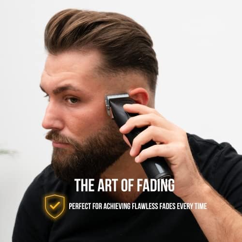 Novah® Professional Hair Clippers for Men, Professional Barber Clippers and Trimmer Set, Mens Cordless Hair Clipper for Barbers Haircut Kit Fade - Image 6