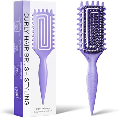Curly Hair Brush, Curl Brush For Wet & Dry Hair,Curl Defining For Women&Men by Weldilgit