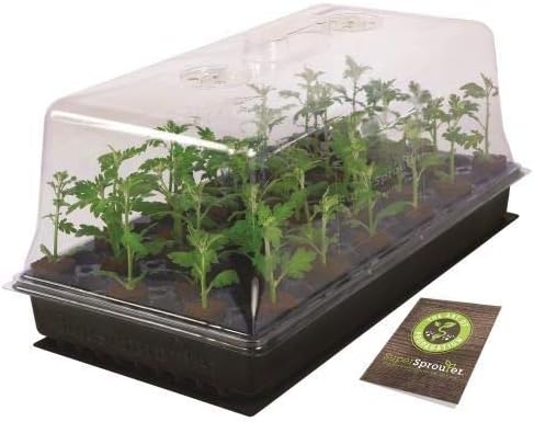 Super Sprouter Propagation Kit w/ 7" Dome - Green, 10" x 20" x 7" by Unknown