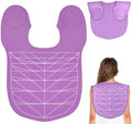 Silicone Hair Cutting Guide Collar with Guidelines, Purple by Farady