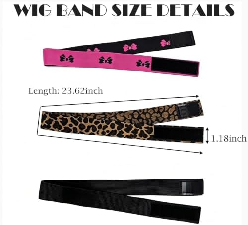 3Pcs Elastic Lace Wig Edge Wrap Melting Bands for Lace Front Wigs, Adjustable Melting Band for Laying Edges and Styling - Image 2