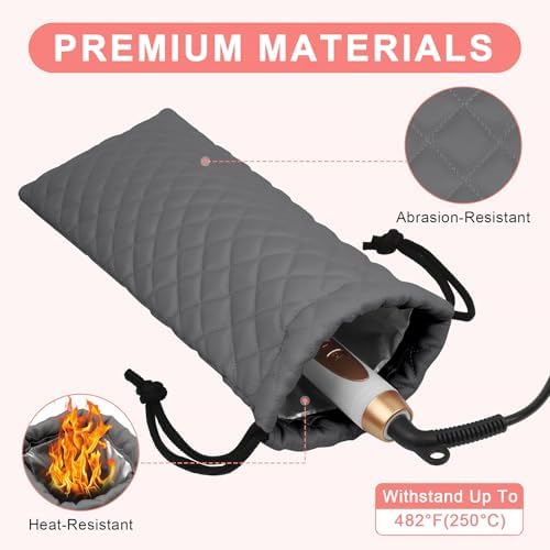 Professional Heat Resistant Hot Hair Tools Organizer Cover Bag - Image 3