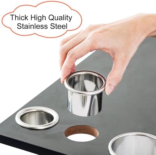 Hair Styling Station Hot Tools Holder Tubes, 6 Pieces, 2 Pieces 3.0 Inch and 4 Pieces 2.0 Inch, Metal Appliance Organizer for Curling Iron and Flat Iron - Image 4