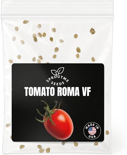 SproutMe Roma VF Tomato 50+ Seeds for Planting, Non-GMO Heirloom by SproutMeSeeds
