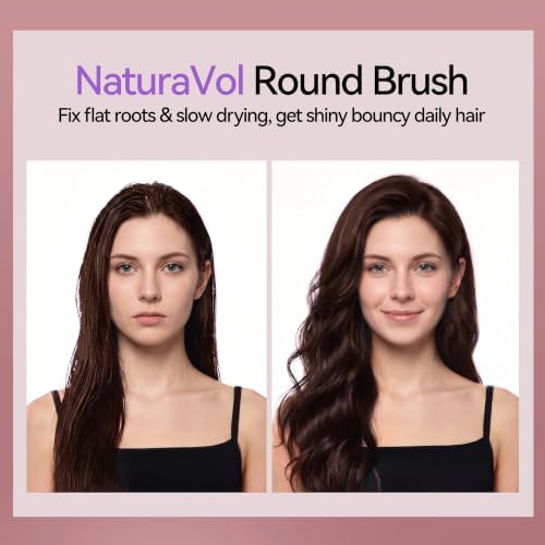 Round Brush for Curls, Styling Hairbrush for Volume, Curling & Smoothing - Image 5