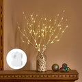Birchlitland Lighted Birch Branches with Timer Battery Operated 18IN 70L Warm White LED Fairy Lights, Artificial Decorative Branch Lights for Home and Holiday Decoration Indoor Outdoor by Birchlitland