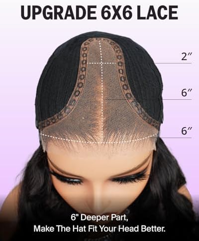 6x6 Glueless Lace Front Wig Human Hair 16 Inch Curly - Image 6