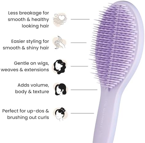 Tangle Teezer The Ultimate Styler Hair Styling Brush for Dry Styling, Maintains, Blends & Adds Volume, Texture & Shine, Lilac Cloud - Image 4